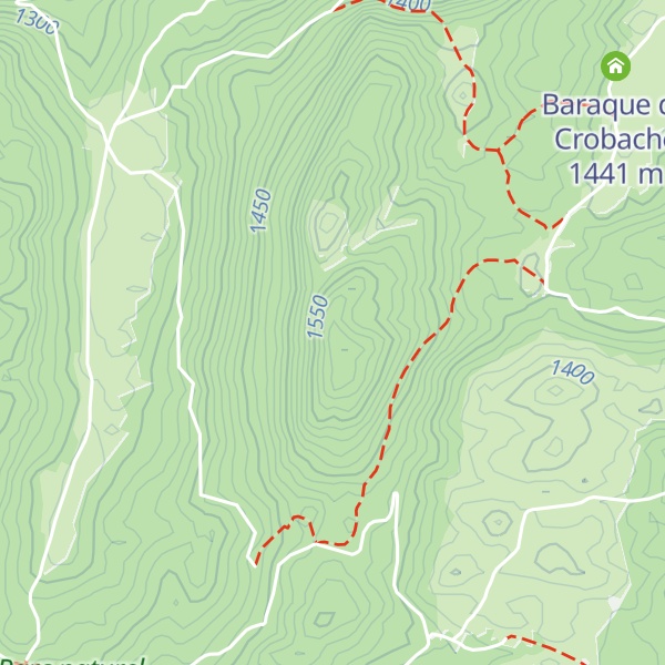 Map of Rochers de Bournette