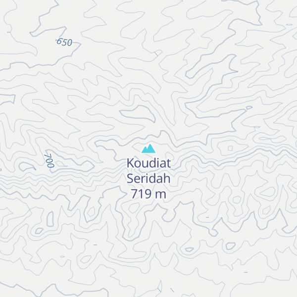 Map of Koudiat Seridah