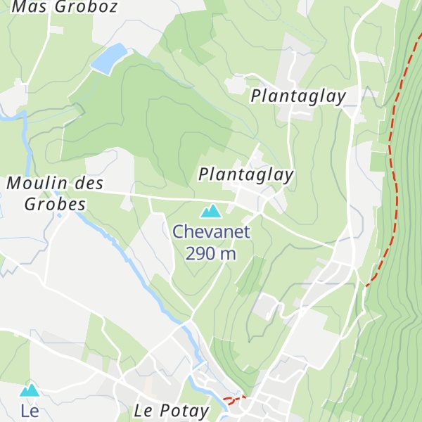 Map of Chevanet