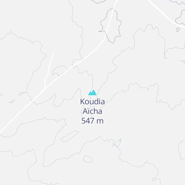 Map of Koudia Aïcha