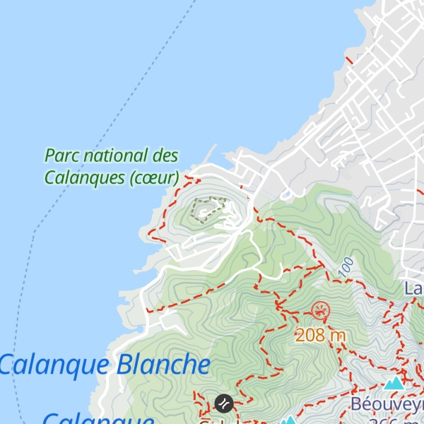 Map of Mont Rose