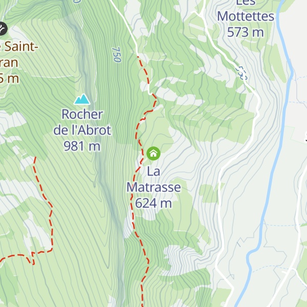 Map of La Matrasse