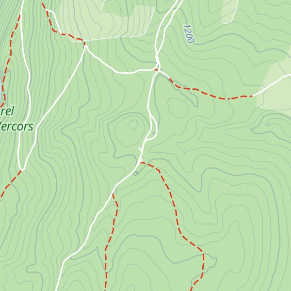 Map of Cabane forestière du Lauset