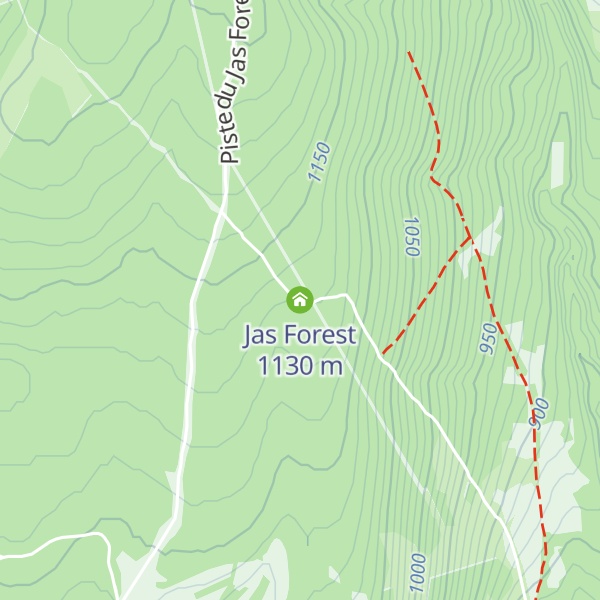 Map of Jas Forest