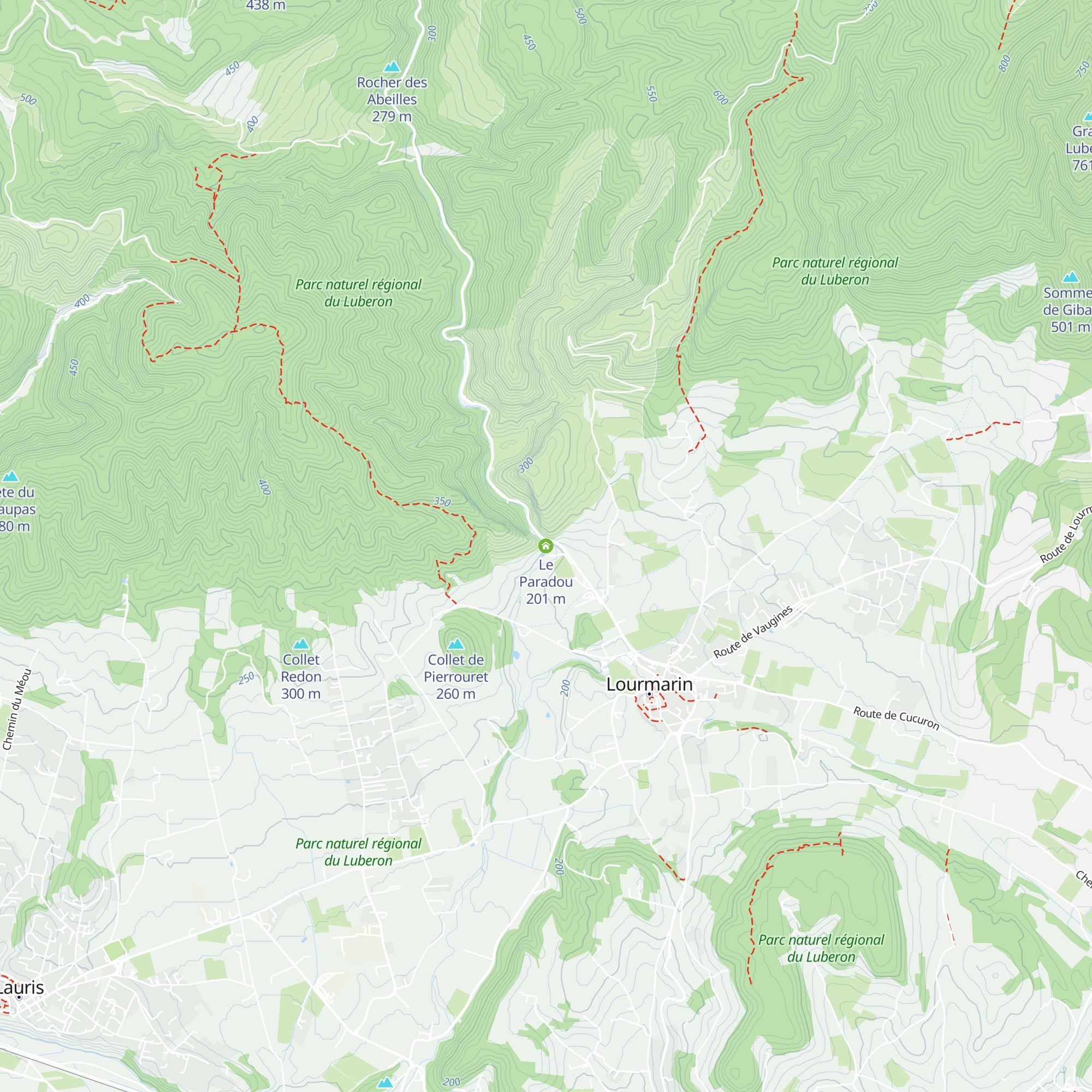 Le Paradou map