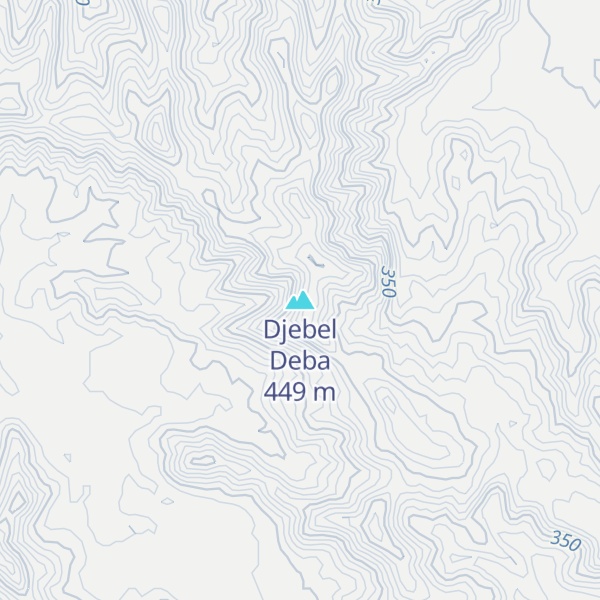 Map of Djebel Deba