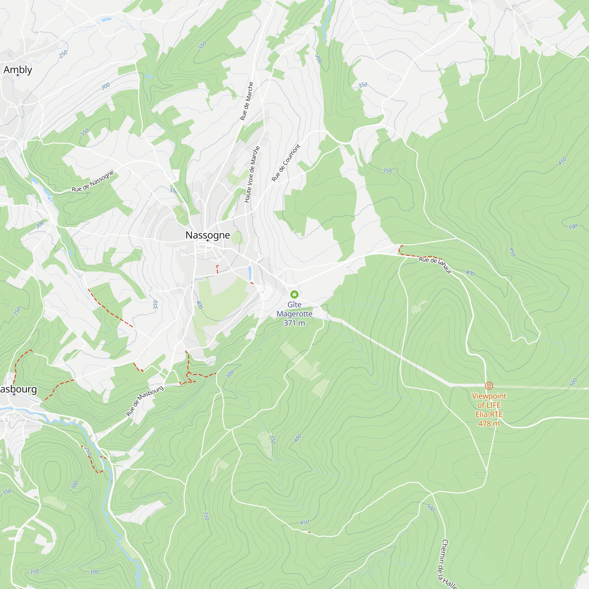 Gîte Magerotte map