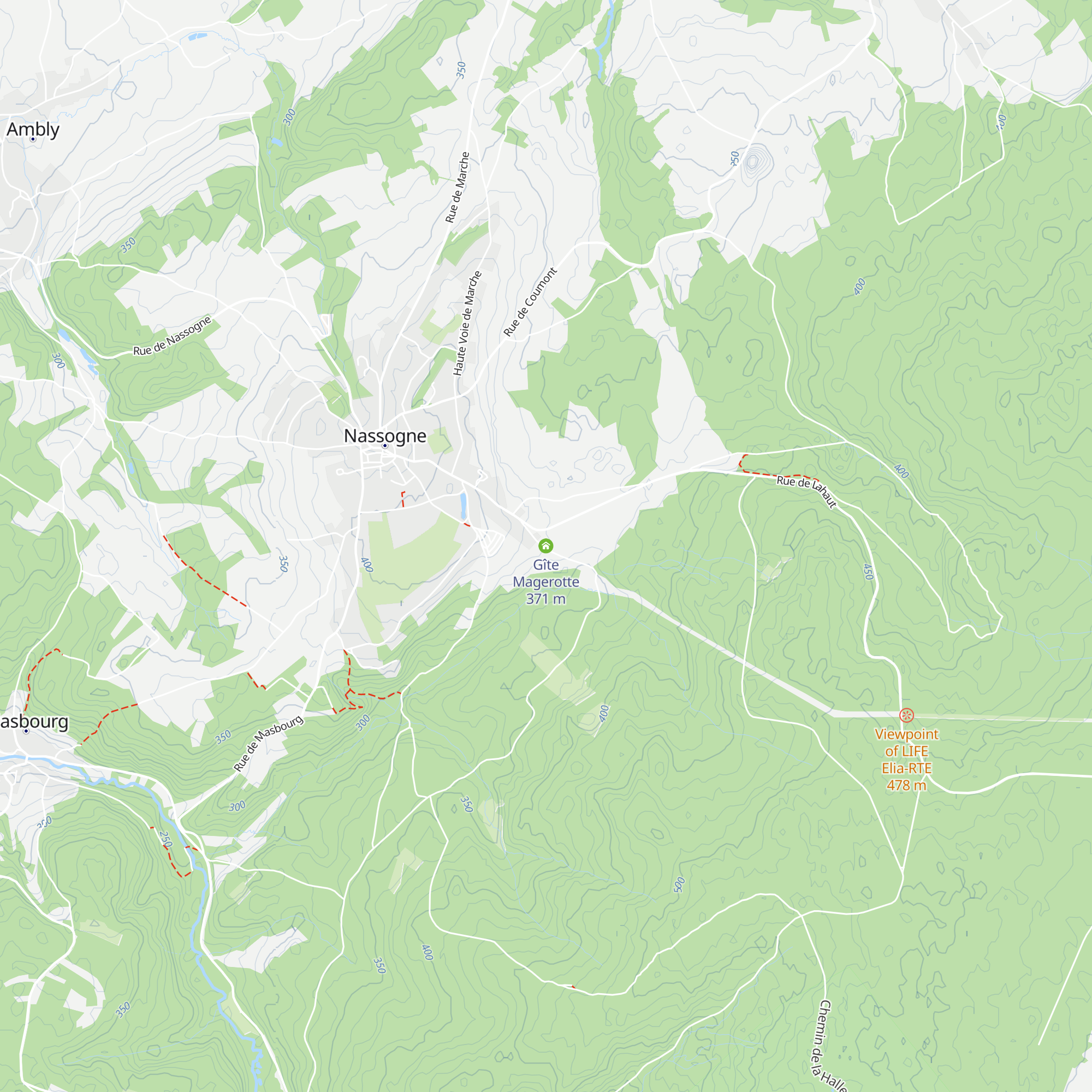 Gîte Magerotte map