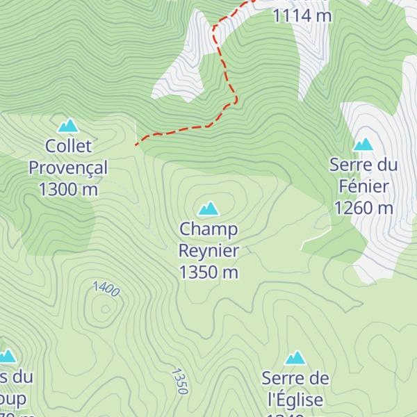 Map of Champ Reynier