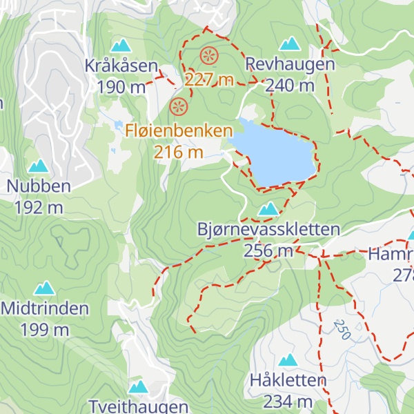Map of Storhaugen