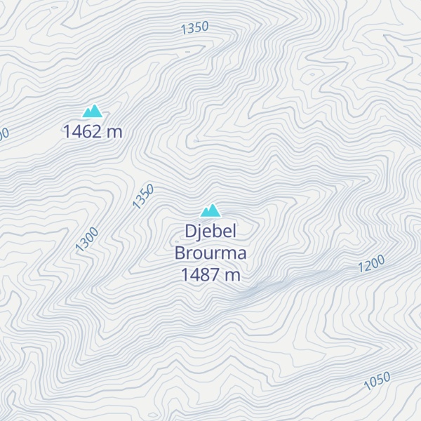 Map of Djebel Brourma