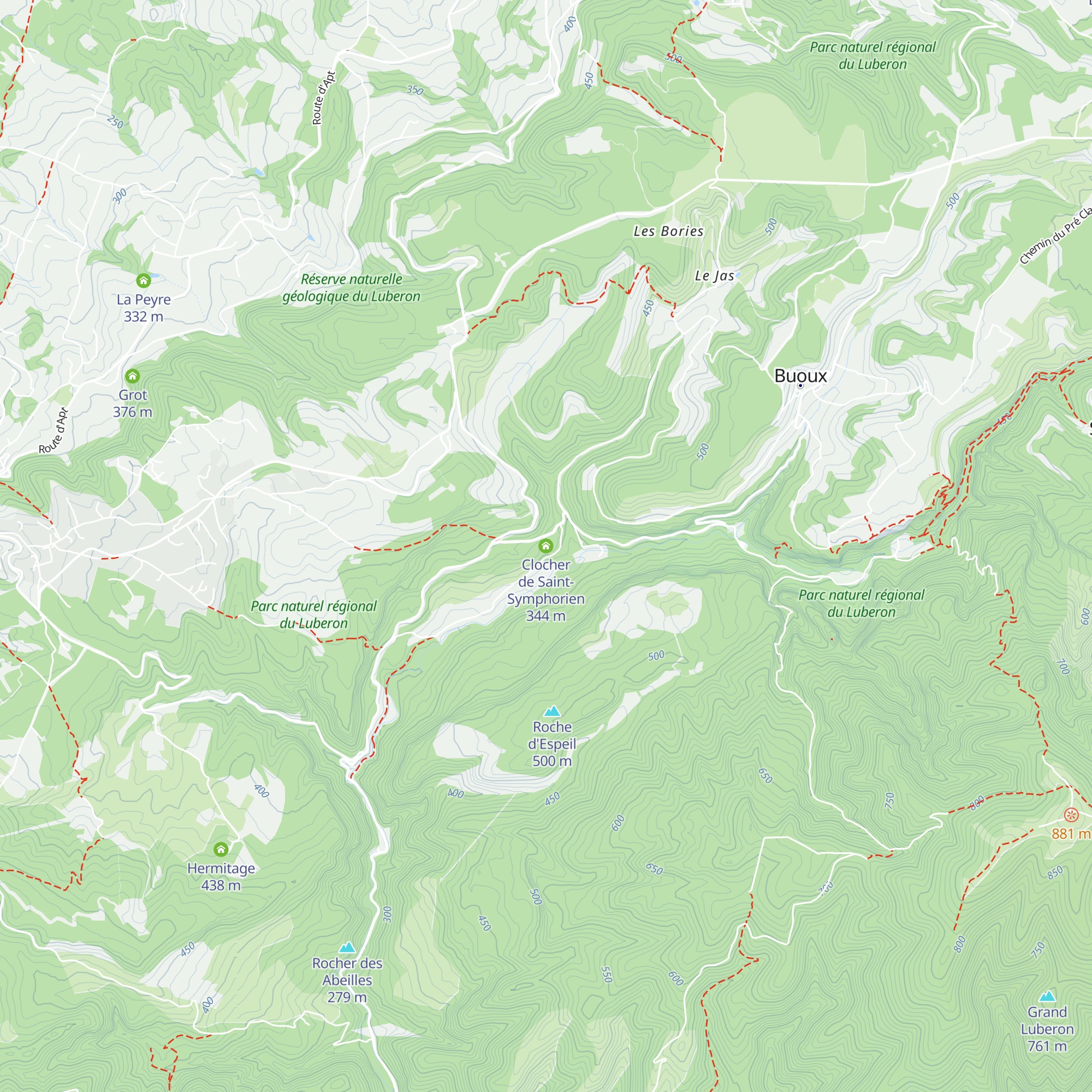 Clocher de Saint-Symphorien map