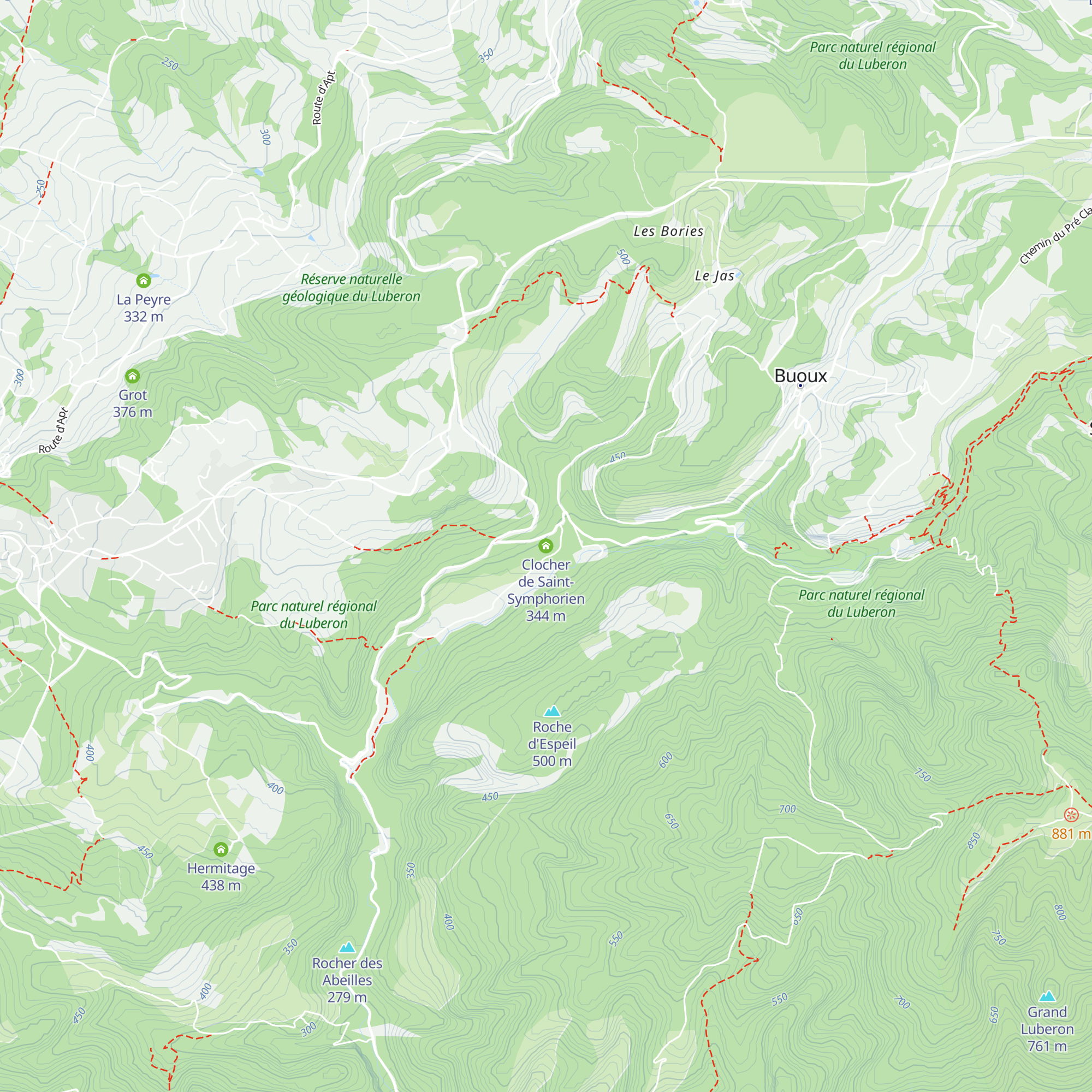 Clocher de Saint-Symphorien map