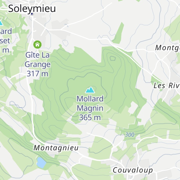 Map of Mollard Magnin