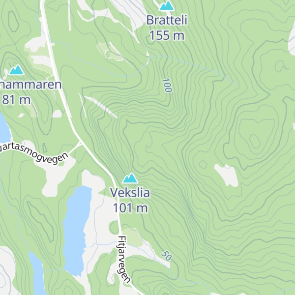 Map of Vegslinuten