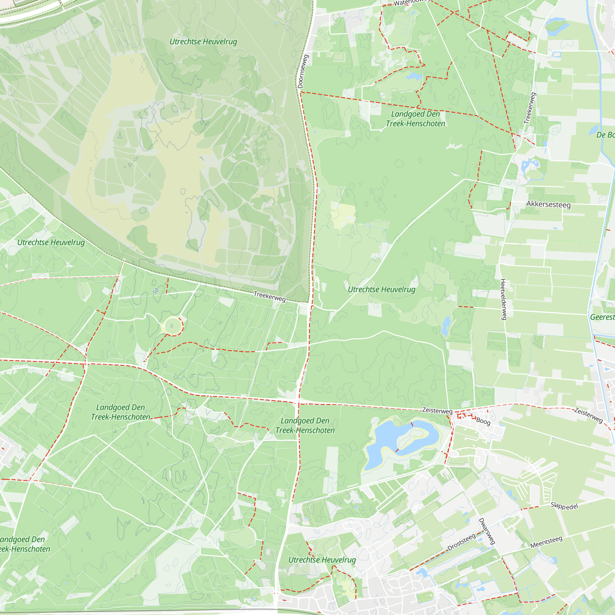 Treeker Info Punt map