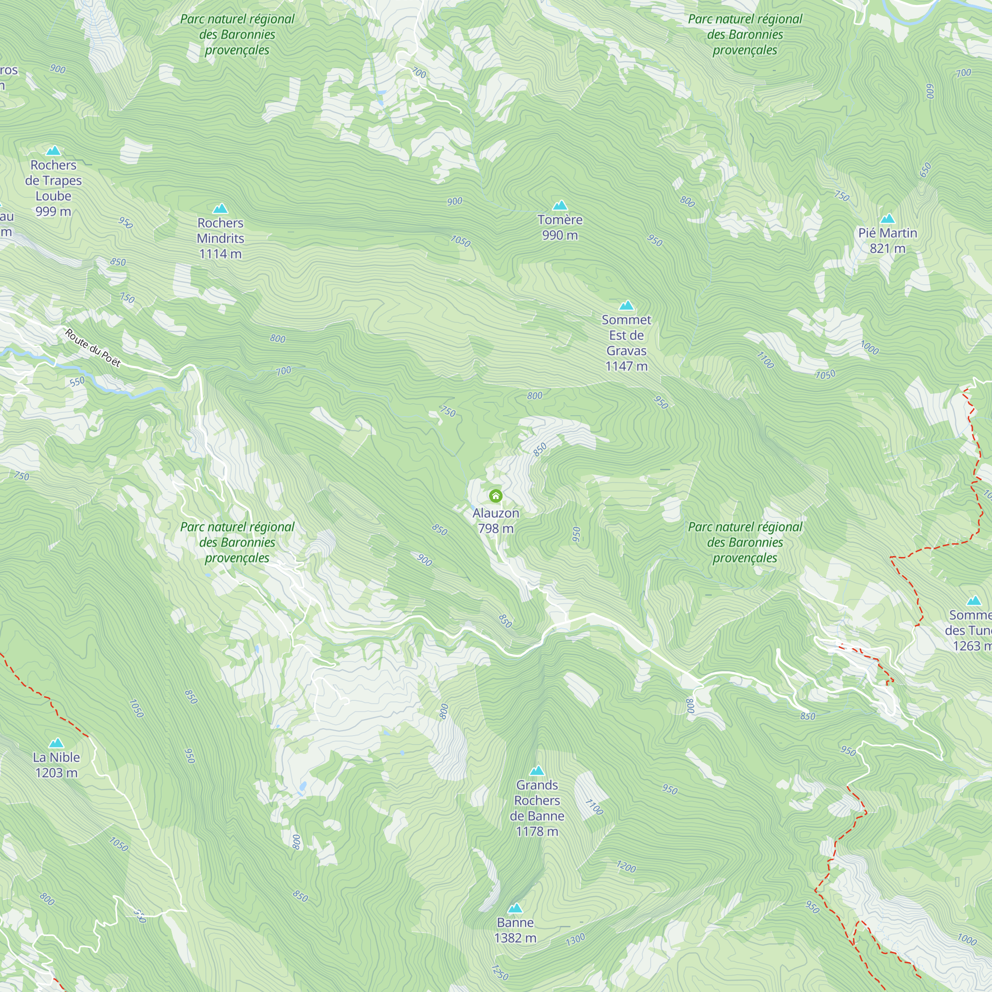 Alauzon map