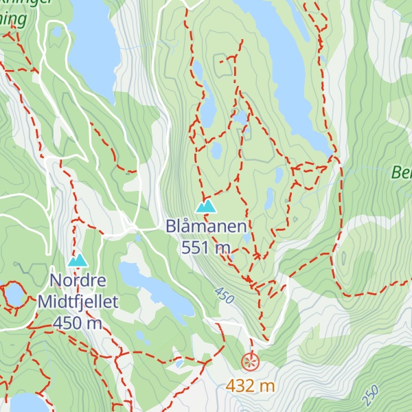 Map of Blåmanen