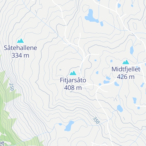 Map of Fitjarsåto