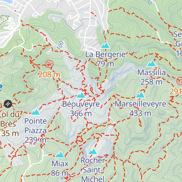 Map of Le Col des Chèvres