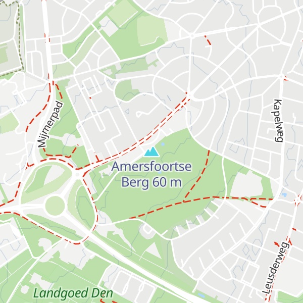 Map of Amersfoortse Berg
