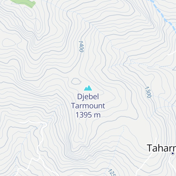 Map of Djebel Tarmount