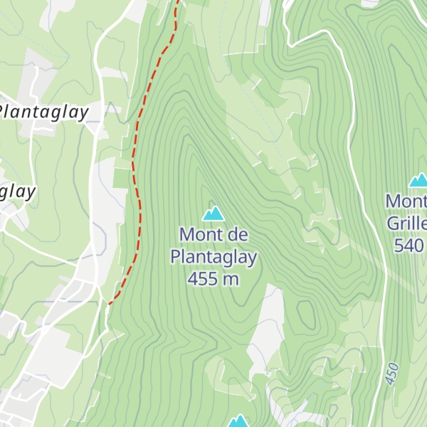 Map of Mont de Plantaglay