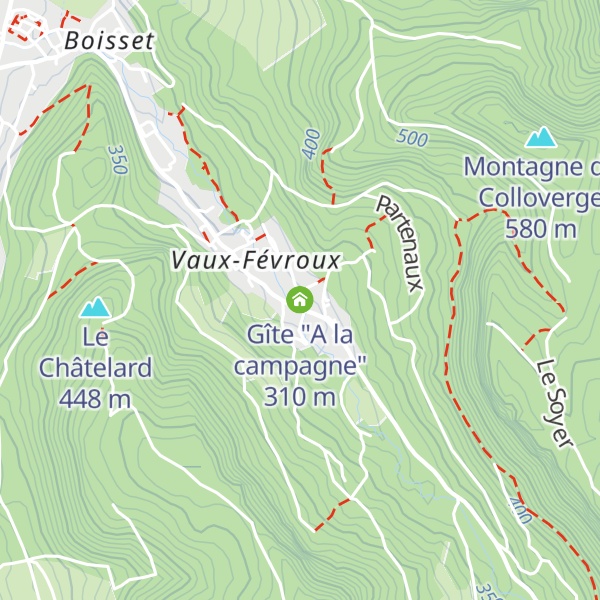 Map of Gîte "A la campagne"