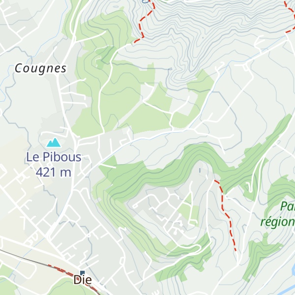 Map of Gîte d'étape d'Ourouses