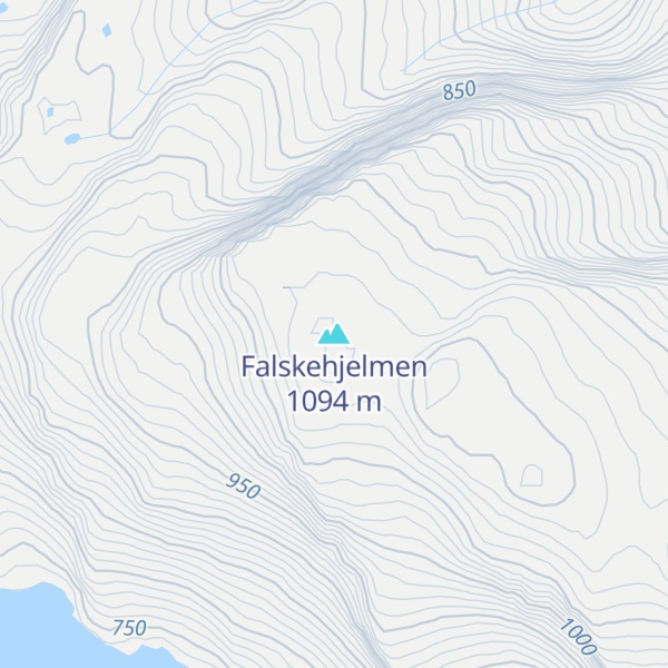 Map of Falskehjelmen