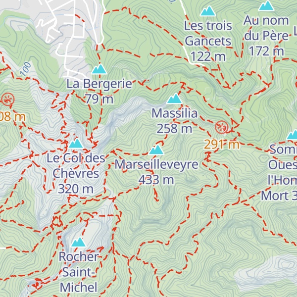 Map of La Mitre