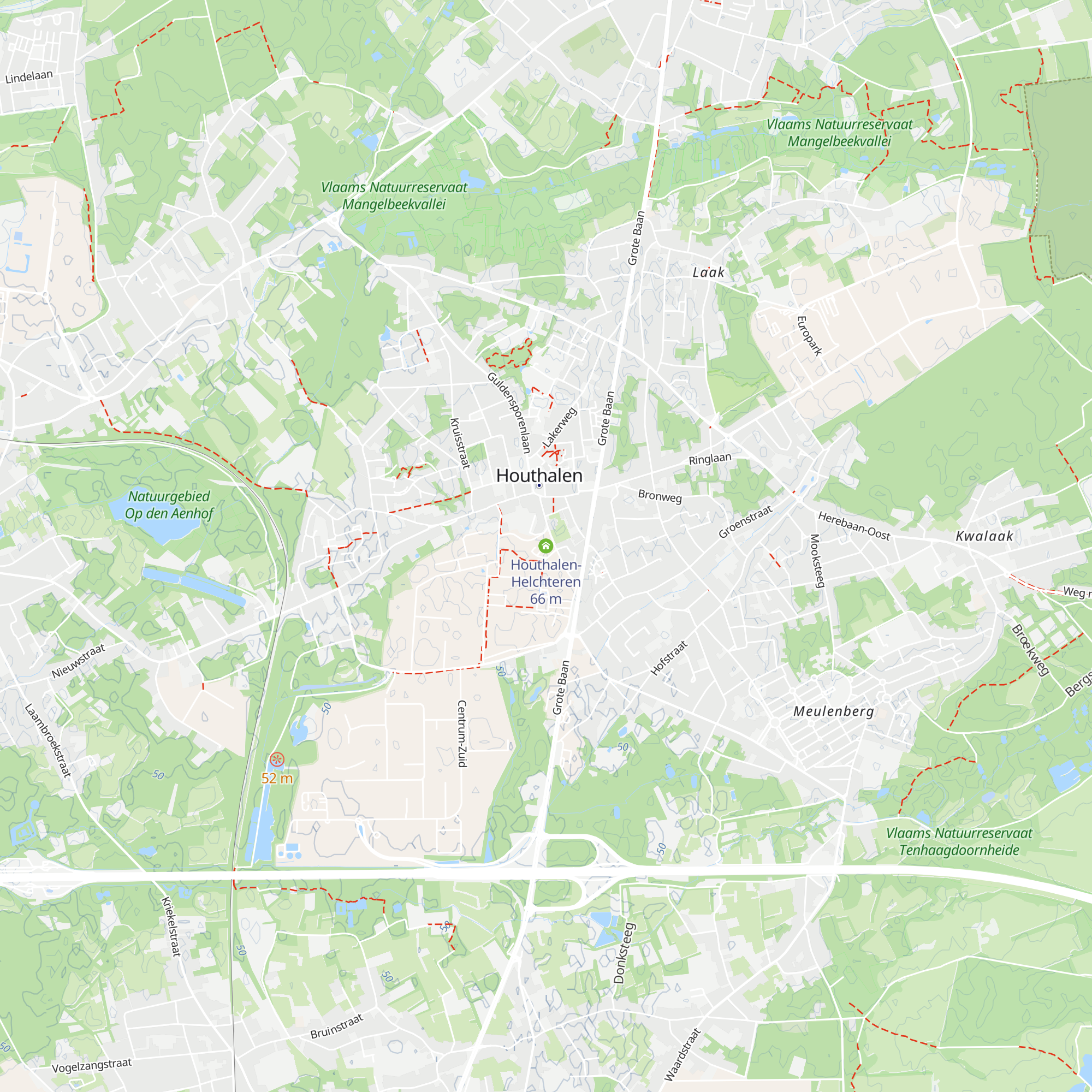 Houthalen-Helchteren map