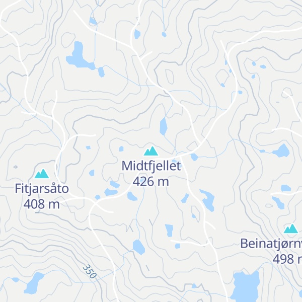 Map of Midtfjellet