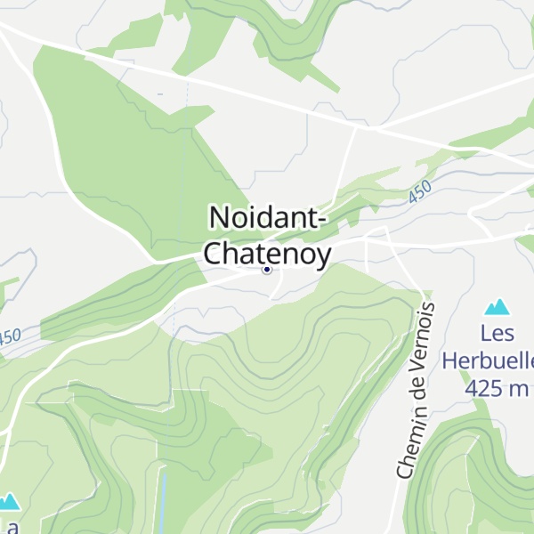 Map of Le Crêt