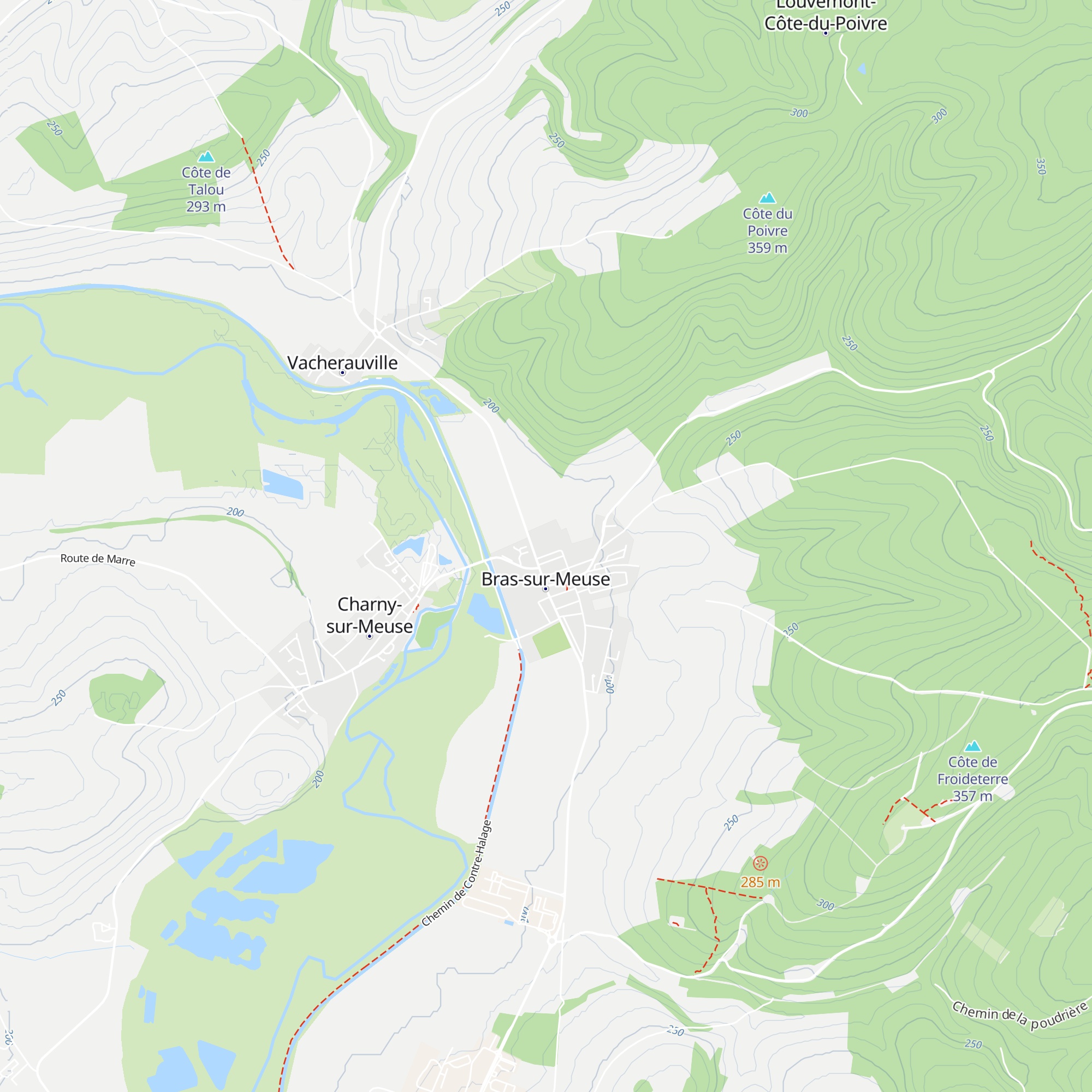 Gîte La Pépinière map