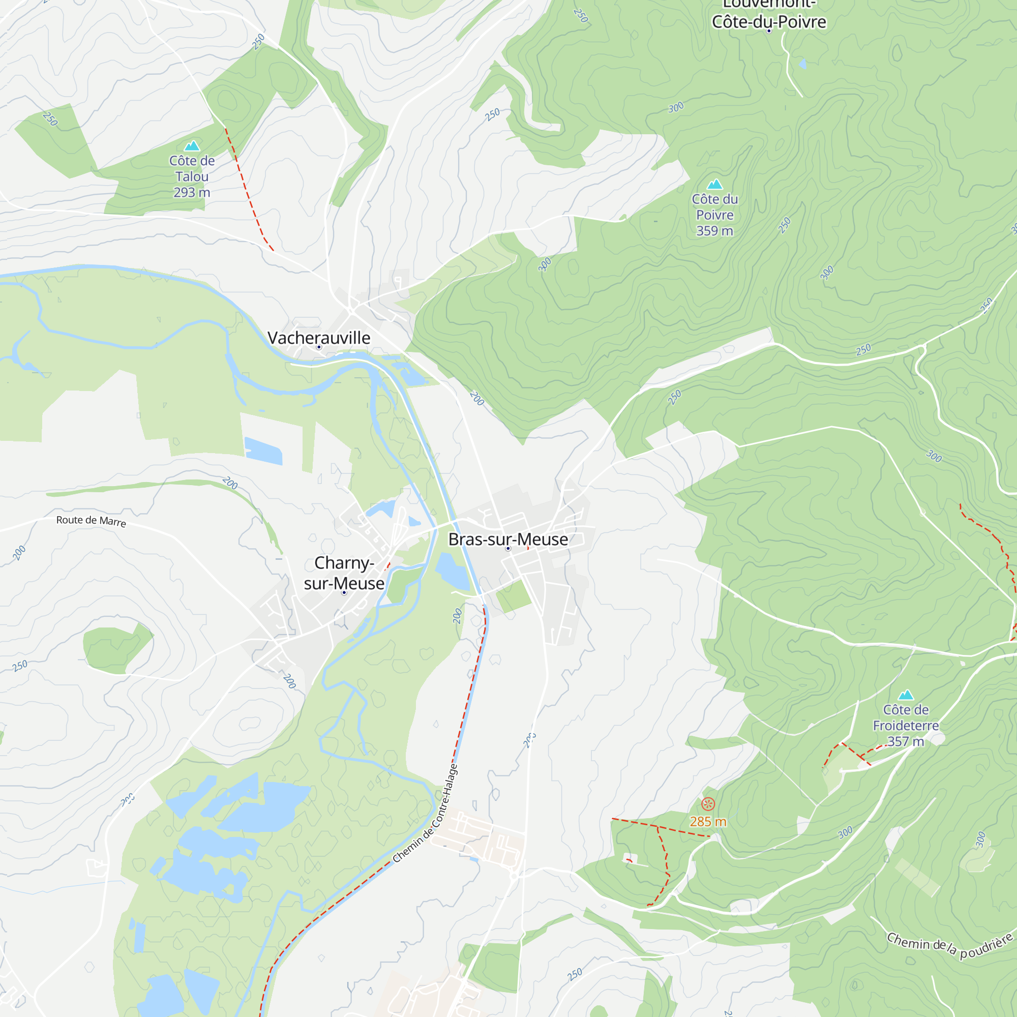 Gîte La Pépinière map