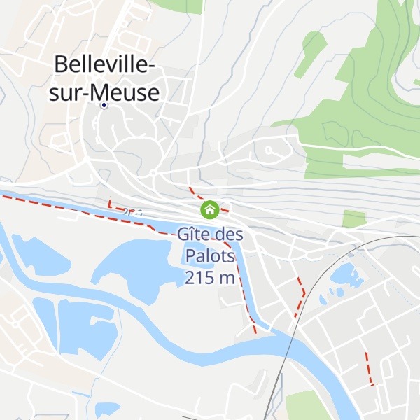 Map of Gîte des Palots