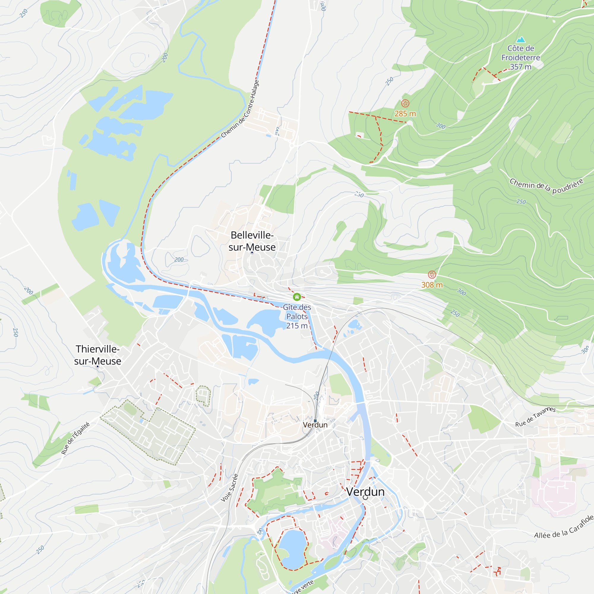 Gîte des Palots map