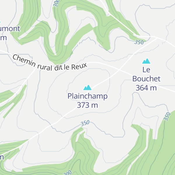 Map of Plainchamp