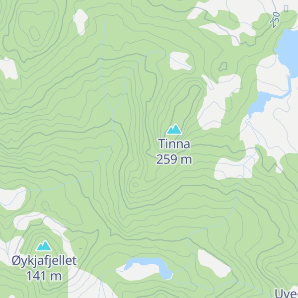 Map of Dåstinna