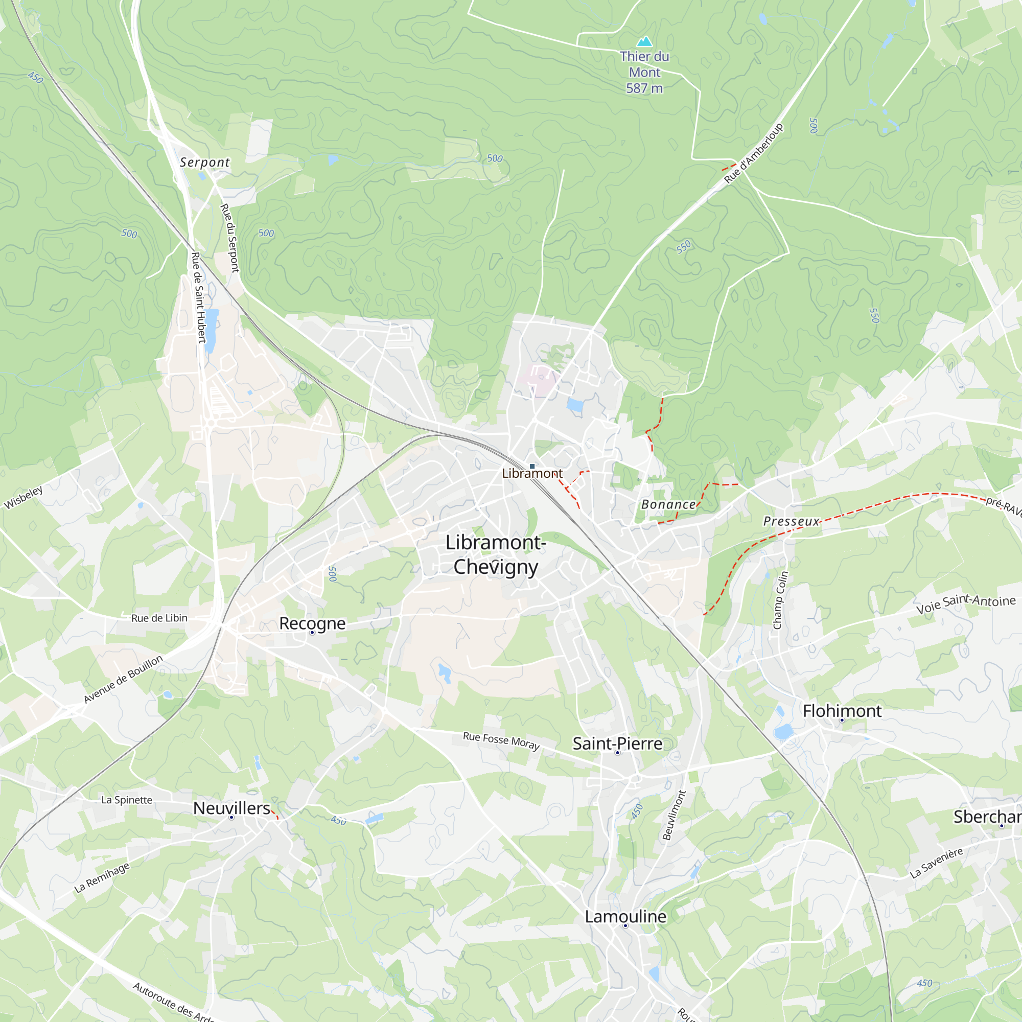 Office du Tourisme de Libramont-Chevigny map