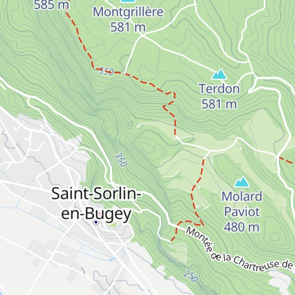 Map of Sur la Roche