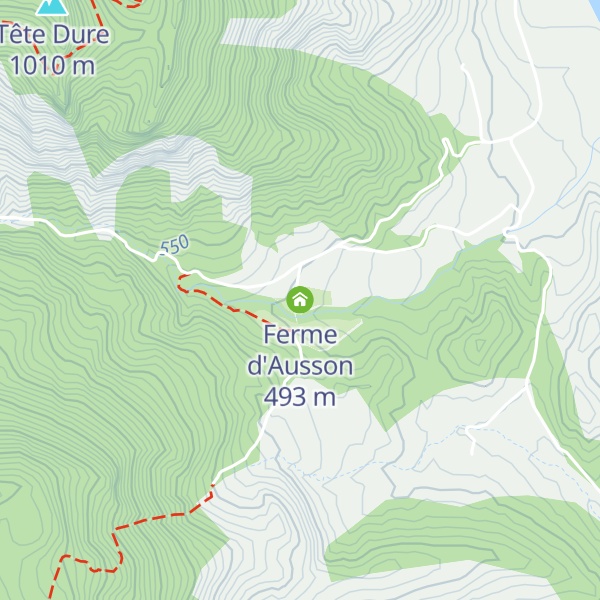 Map of Ferme d'Ausson