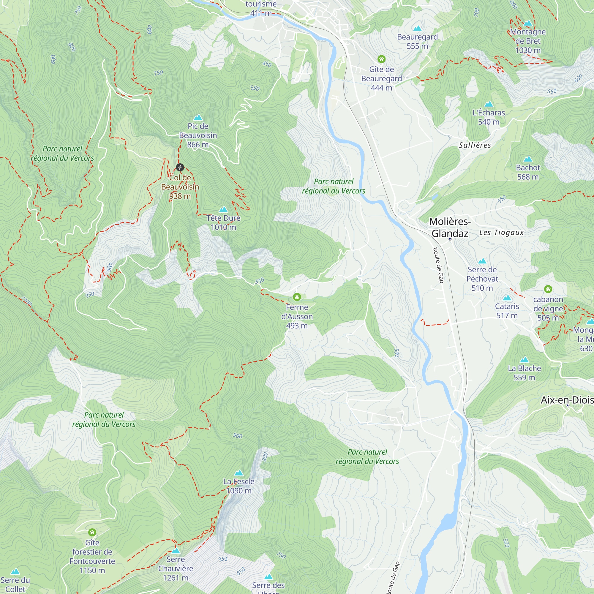 Ferme d'Ausson map