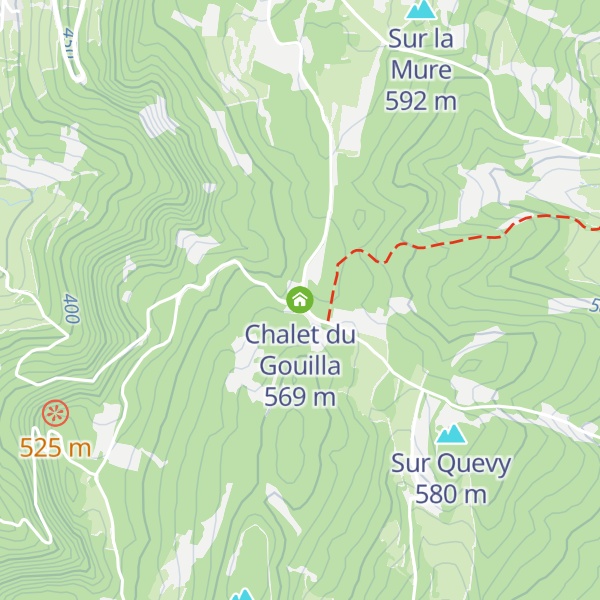 Map of Chalet du Gouilla