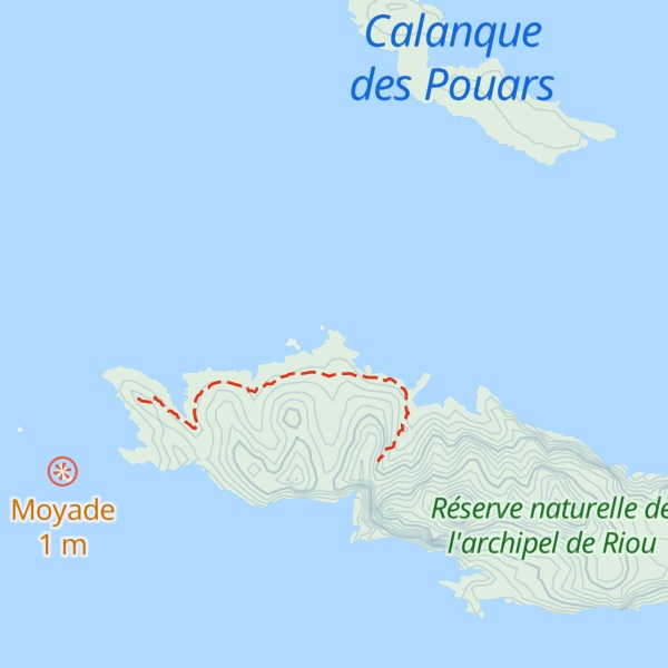Map of Baou Rouge