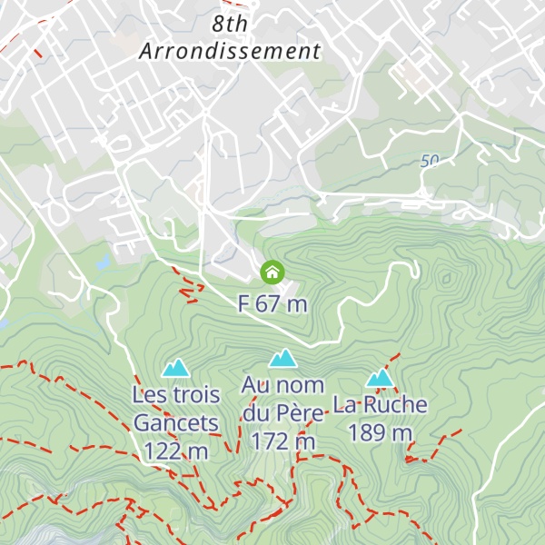 Map of F