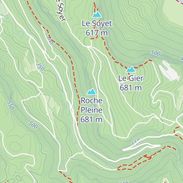 Map of Roche Pleine