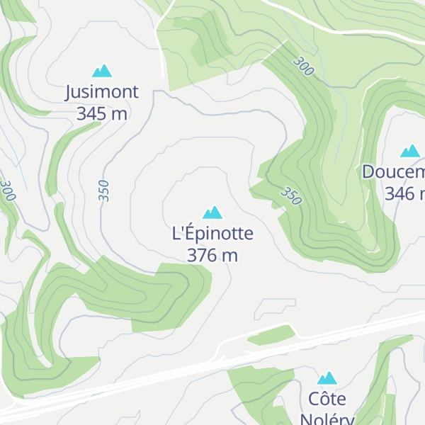 Map of L'Épinotte