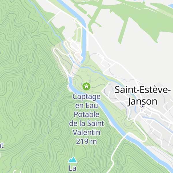 Map of Captage en Eau Potable de la Saint Valentin